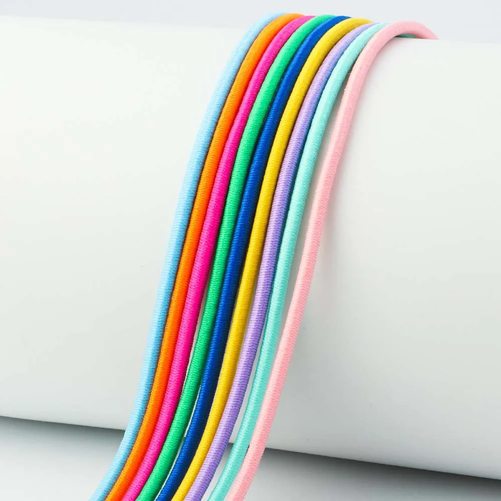 Медь Металл Черный бисером очки цепи конфеты цвет эластичные ремни