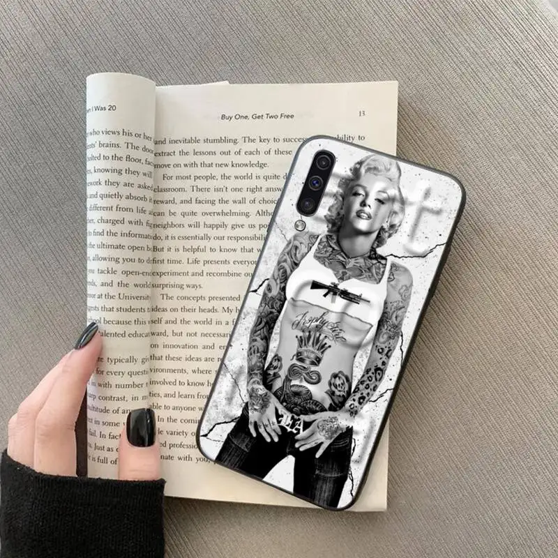 

Sleeve Tattoo Girl Phone Case For Samsung galaxy S 7 8 9 10 20 edge A 6 10 20 30 50 51 70 note 10 plus