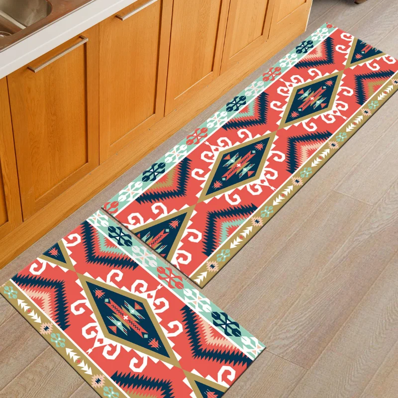

European Kitchen Floor Mats Door Mats Bathroom Door Mats Living Room Bedrooms Thickened Kitchen Carpets Customized Rug