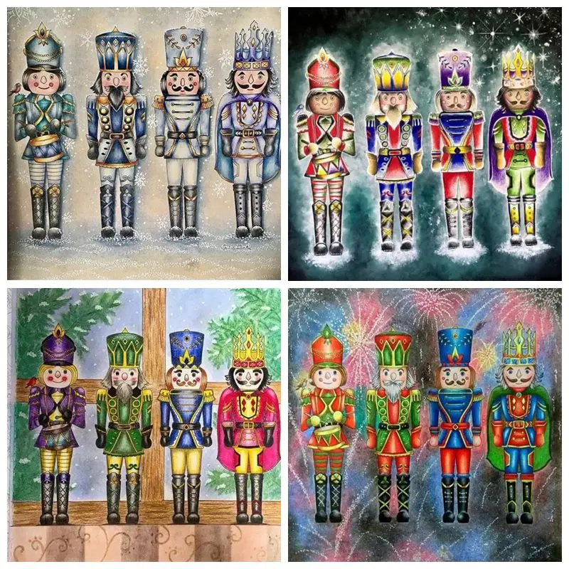 

Алмазная 5d картина "сделай сам", "Рождественские солдаты", "Duke King", полная вышивка, вышивка крестиком, мозаика, ручная работа, домашний декор, п...