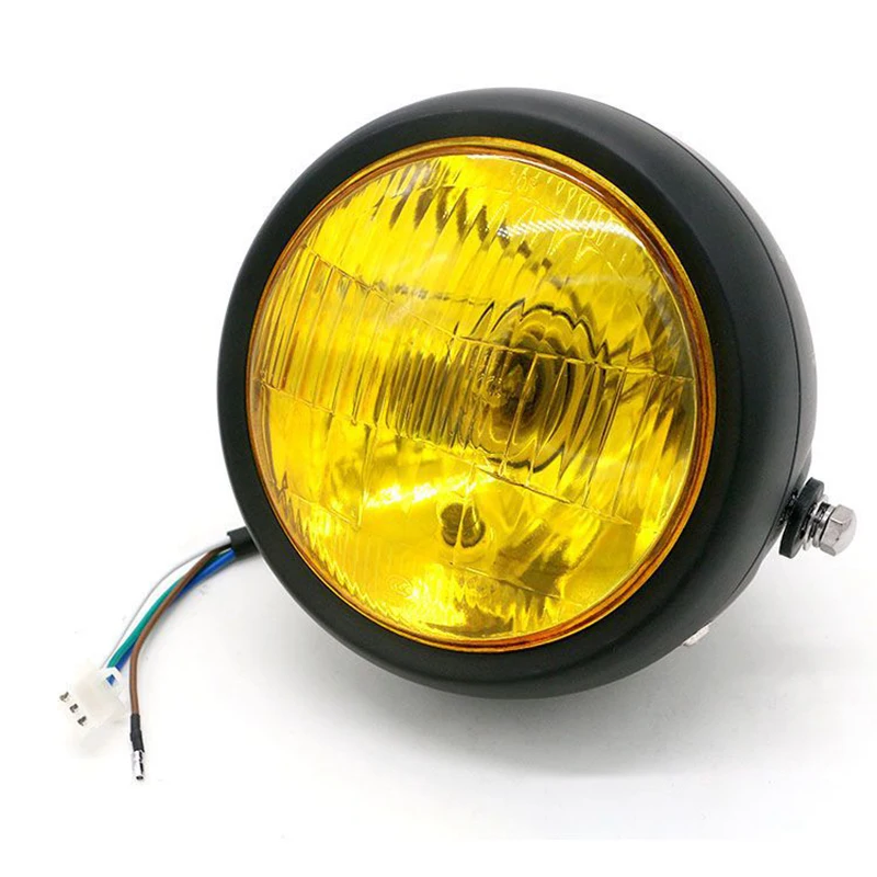 Мотоциклетная модная головка для Honda GS125 CG125 Cafe Racer Bobber Scooter универсальная лампа налобный фонарь DC 12 В мотоциклетная Передняя фонарь