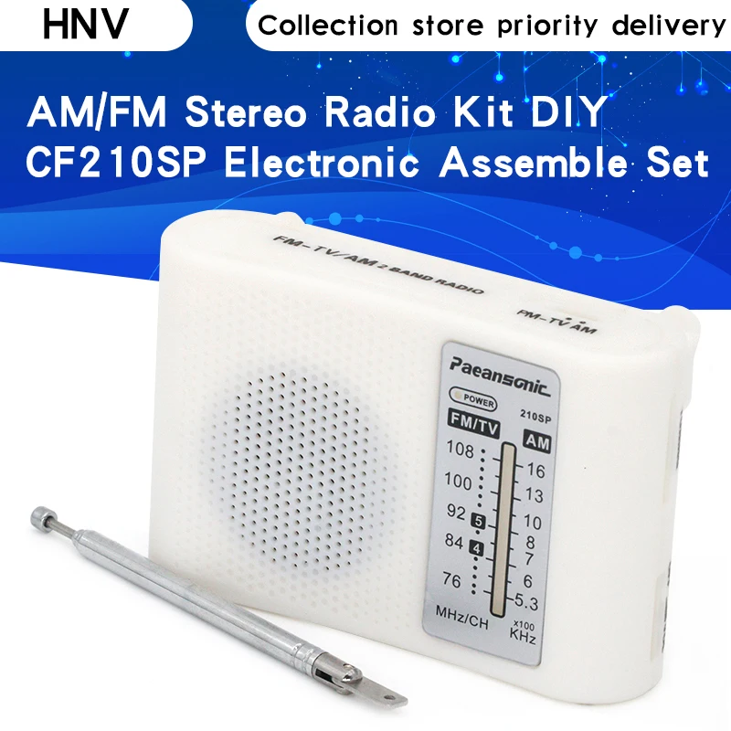 Комплект радиоприемника CF210SP AM/FM July DropShip, набор для сборки электроники «сделай сам», для учащихся