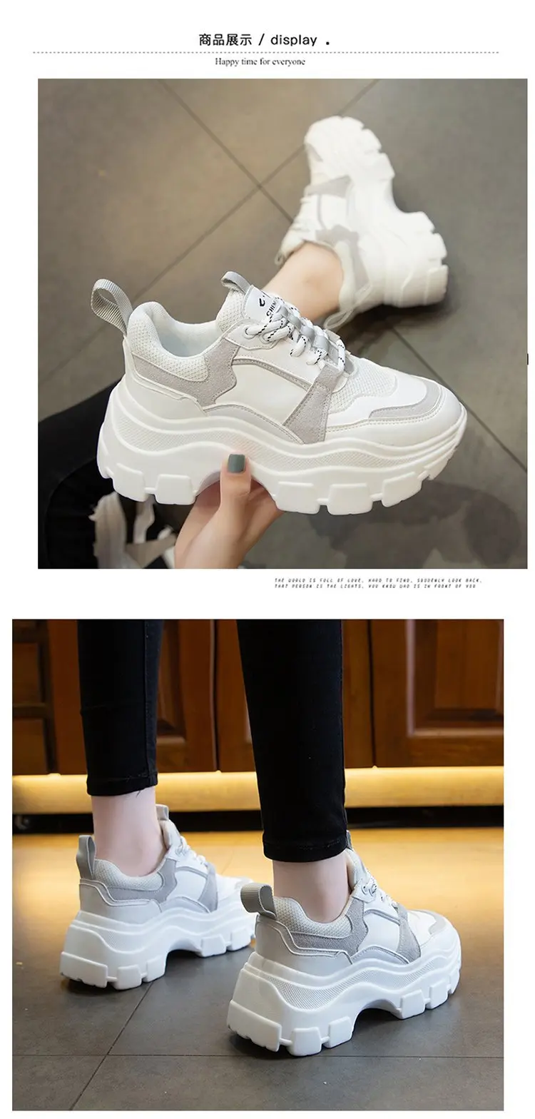 

Deep mouth mesh lace-up round toe mid-heel mesh shoes women shoes shoes for women sneakers