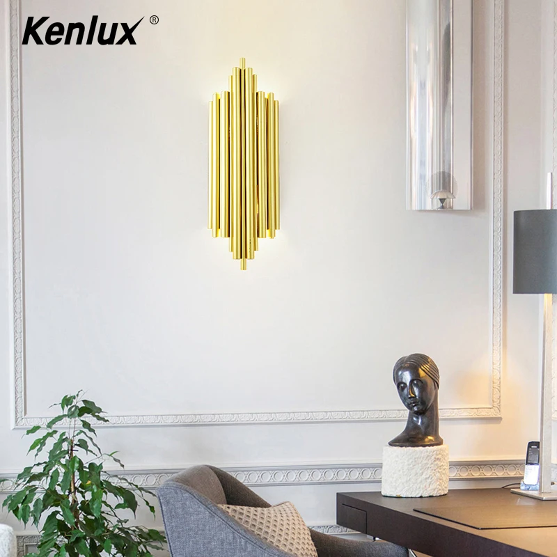 Современный Европейский пост-модерн золотая металлическая Хрустальная