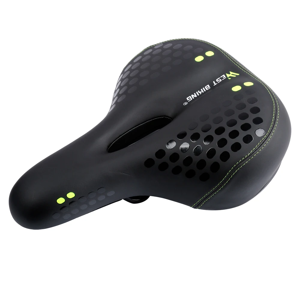 Велосипедное седло с хвостом светильник утолщаются расширить MTB велосипеда