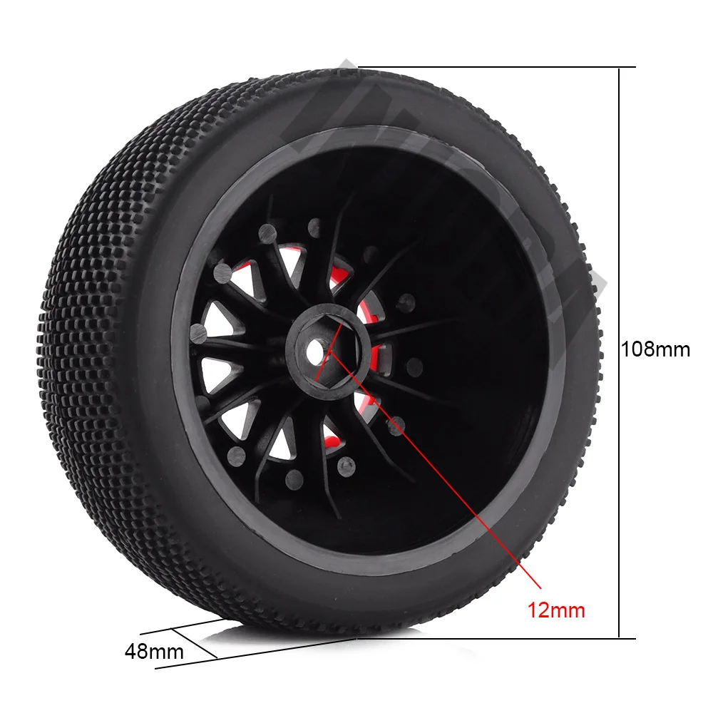 injora 4 шт rc автомобиль beadlock резиновые
