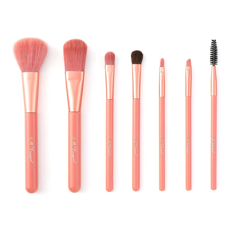 

7pcs Makeup Brushes High Gloss Eye Shadow Blush Foundation Brush Blending Make Up Brush Set Professional Cosmetics Make Up Tools