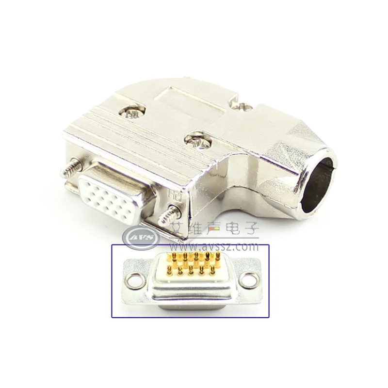 1 шт. VGA Женский манекен головы сварочная головка проекции DB15 3 ряда 15 Отверстие