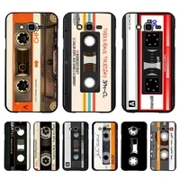 mixtape vintage magnetic tape cassette audio tape phone case for samsung a50 a70 a40 a6 a8 plus a7 a20 a30 s7 s8 s9 s10 s20 plus