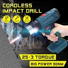 Дрель ударная аккумуляторная, 18 В, 3 в 1, 13 мм, 2 скорости