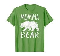 vintage momma bear gift for women t shirt cute camping t shirt