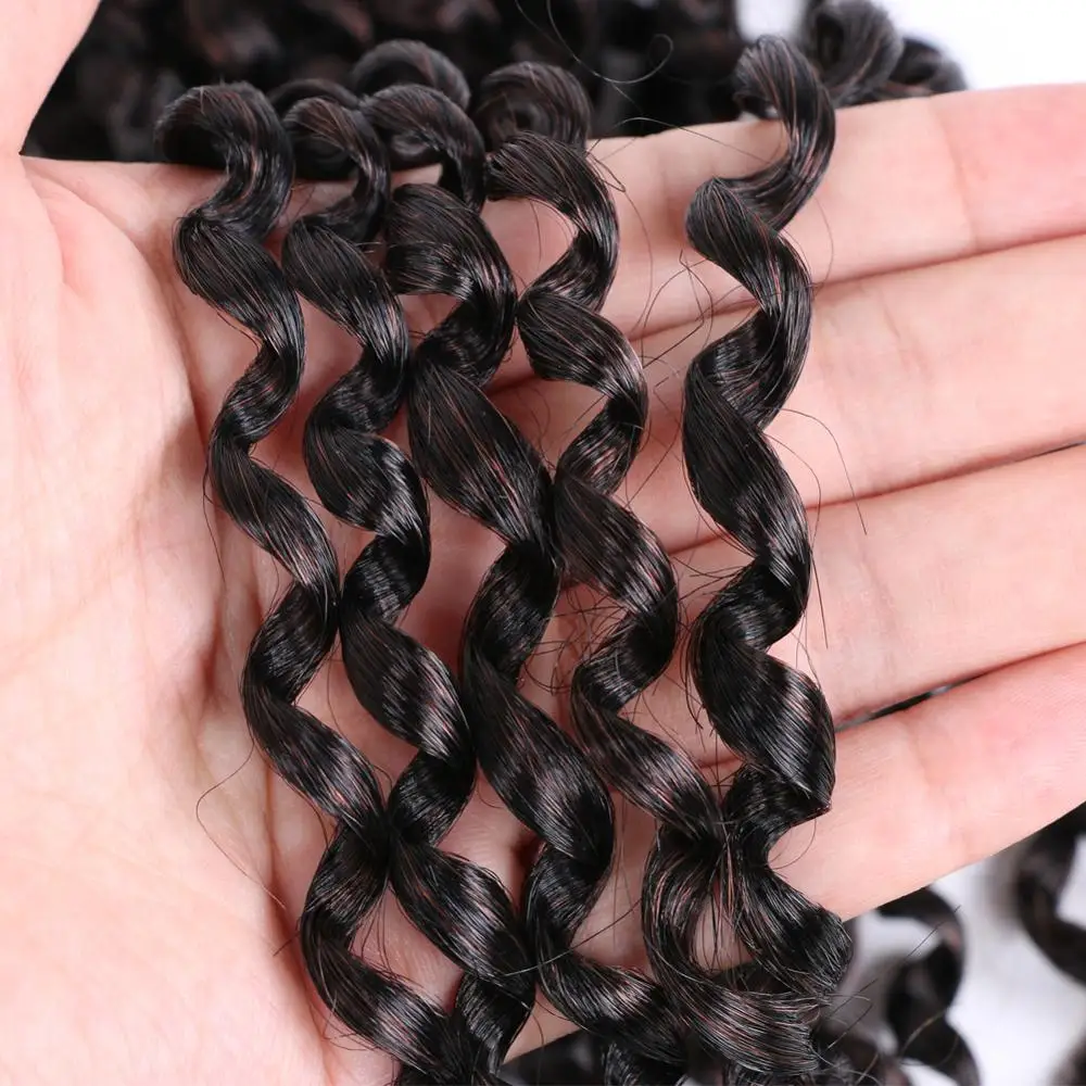 Страсть твист плетение волос Вязание крючком Синтетические вязанные волосы для