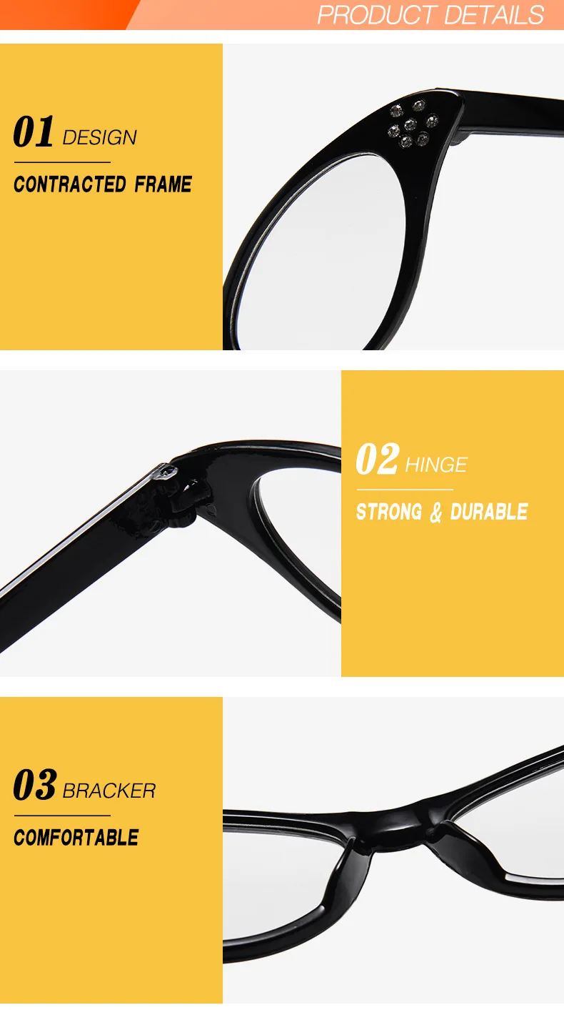 

Vintage Women Sunglasses Cat eye Eyewear Brand Designer Retro Sunglass Female Oculos de sol UV400 Sun glasses 2019