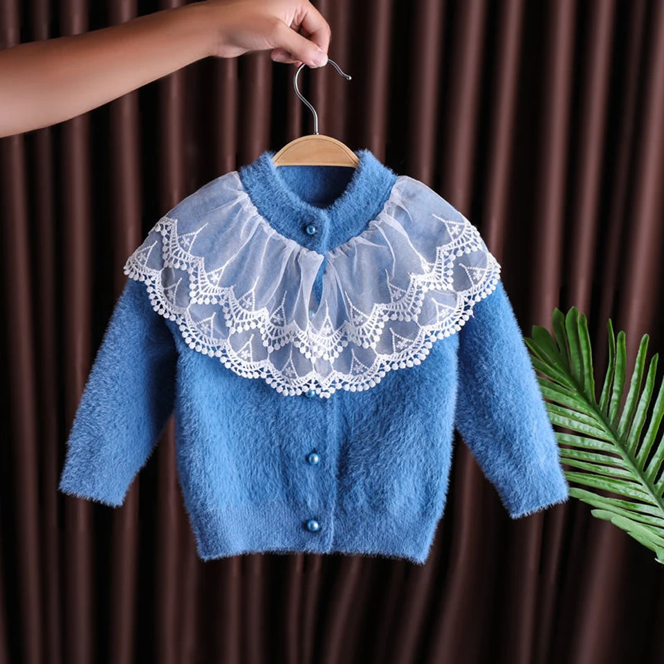 Одежда для девочек модель 2019 года комплекты моделей на осень и зиму кружевной