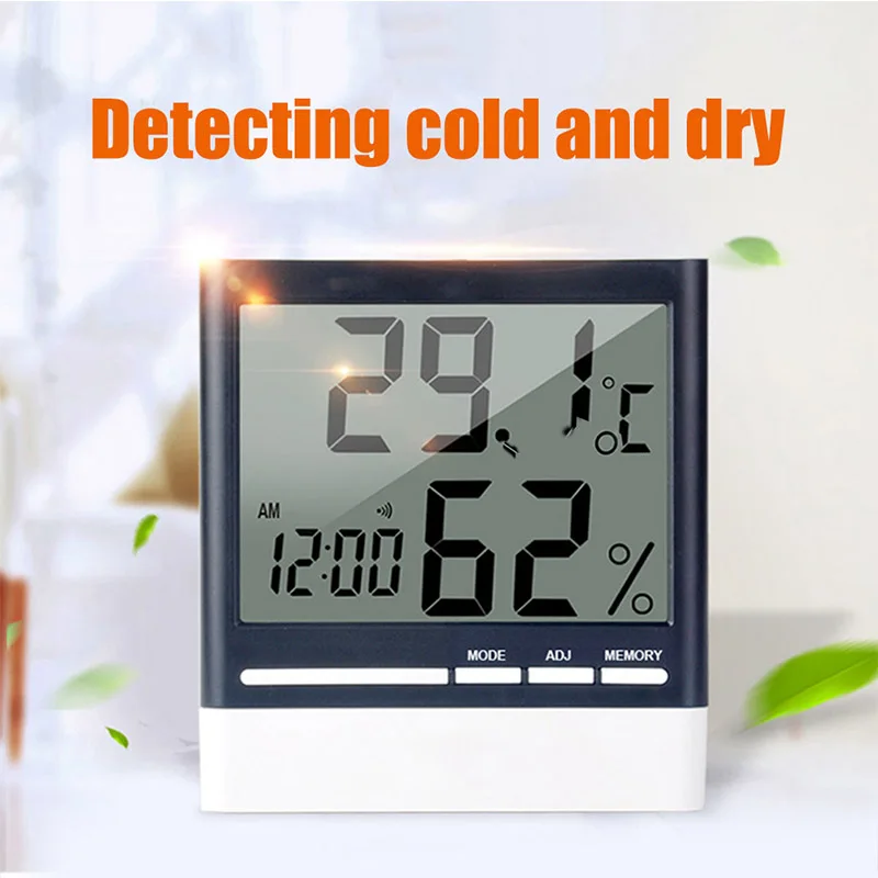 

Mini LCD Digital Thermometer Hygrometer Temperature Meter Multifunctional Electronic Moisture Meter Household Thermometers