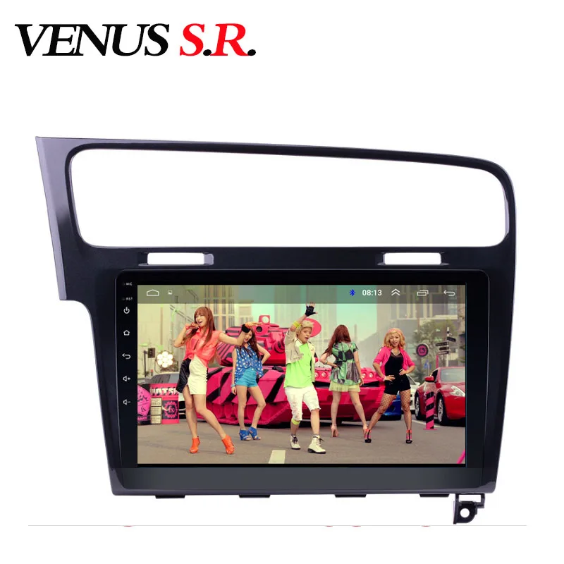 Автомобильный dvd плеер VenusSR на Android 8 1 2.5D для Volkswagen GOLF 7 2014 2017 мультимедийное