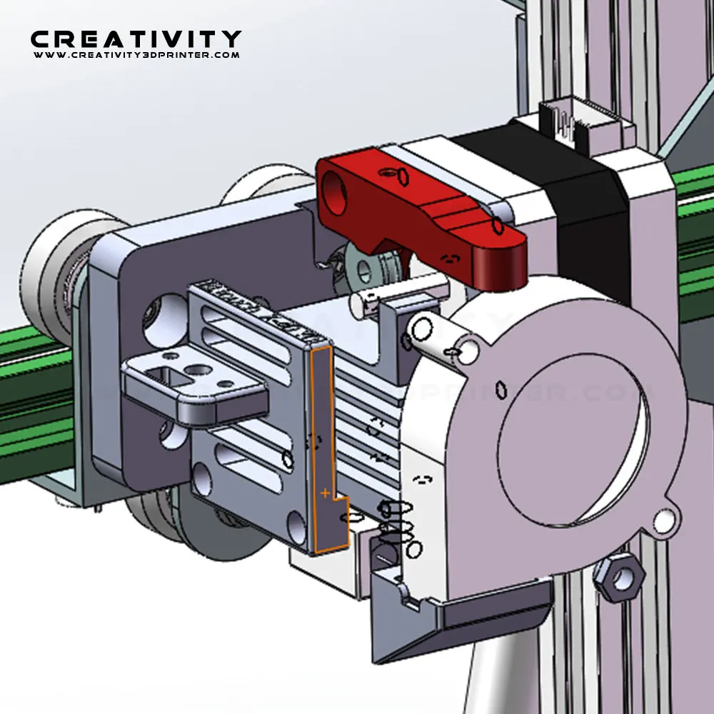 MK8 комплект для горячего освещения с прямым приводом 12 В/24 В Экструдером