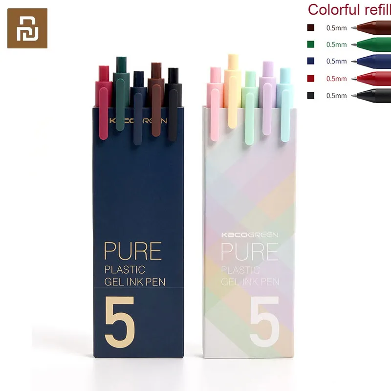 Ручка для подписи с гладкими чернилами 5 цветов 0 мм|Смарт-гаджеты| |