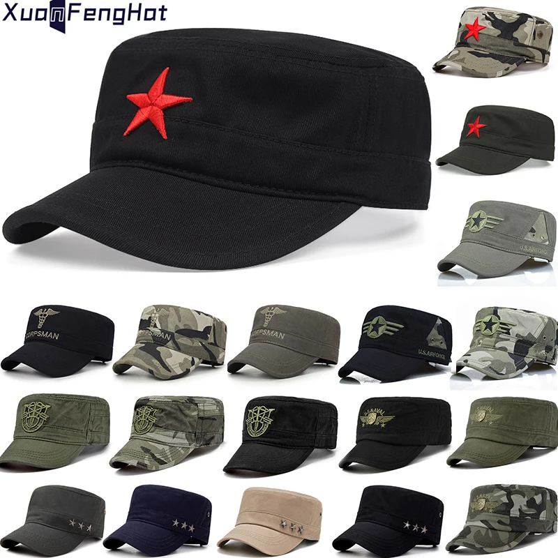 

Casual sunshade sports cotton cap men's letter embroidery flat cap women outdoor army college style baseball cap