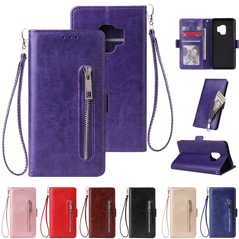 Роскошный чехол кошелек в стиле ретро для Huawei Honor 8X кожаная сумка Y7 Prime 2019 P Smart Plus