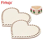 Корзина деревянная в форме сердца, 2 шт.