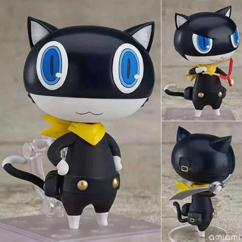 

Anime Persona 5 Morgana Variant Action Figure P5 Mona Black Cat PVC BJD Figure Model Gift Toys