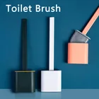 Силиконовая щетка для туалета, напольная настенная Щетка Для Чистки унитаза, бытовой инструмент для уборки, аксессуары для ванной комнаты
