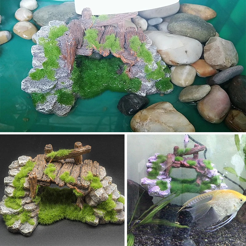 Аквариум для аквариума ландшафтный орнамент имитация рокеров украшение