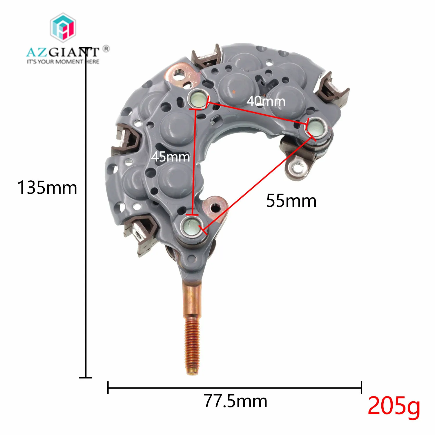 Генератор диодного генератора для Toyota Corolla Camry Vios Reiz Crown Cherokee выпрямительный