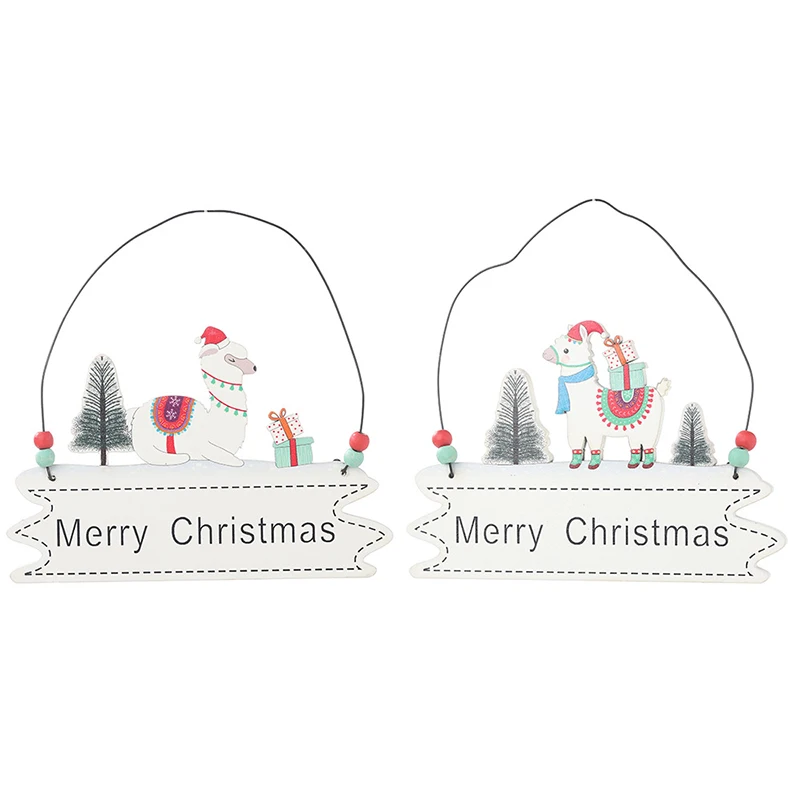 Новогодние рождественские украшения с надписью &quotMerry Christmas&quot подвесные
