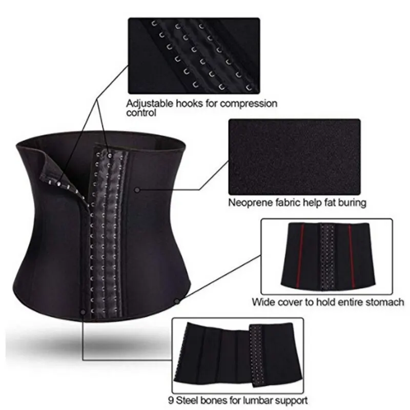

2021 Newest Neoprene Man Shaper Male Waist Trainer Cincher Corset Male Body Modeling Belt Tummy Slimming Strap Fitness Shapewear