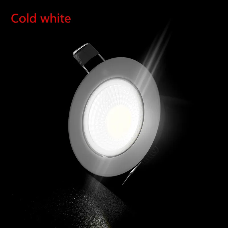 10 шт. Диммируемый светодиодный COB вниз светильник AC110V 220V 5W 7W 9W 12W Встраиваемый