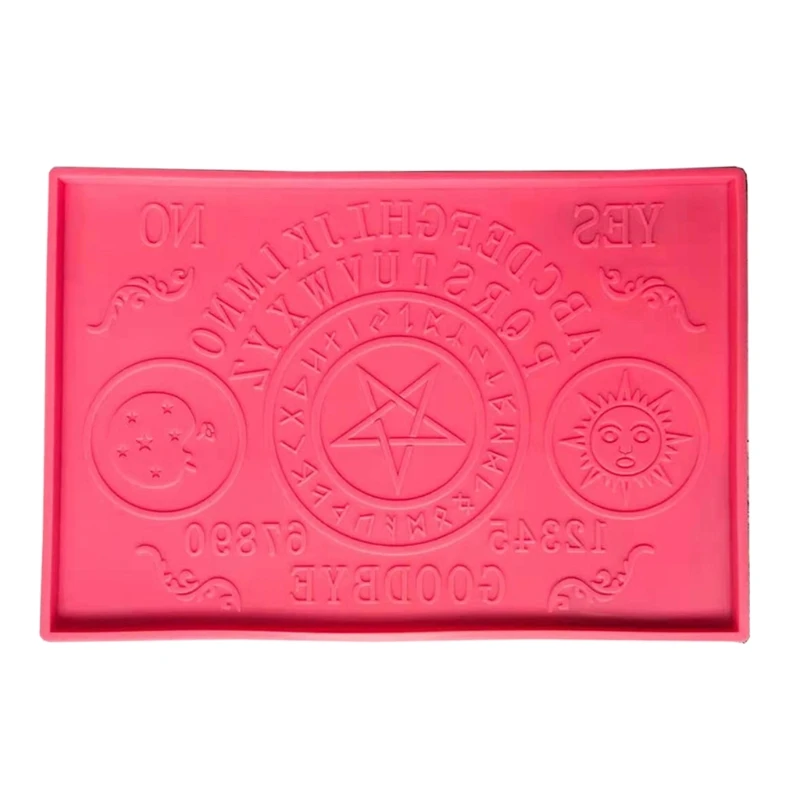 

Oujia-Board Divination Large Tray Resin Silicone Molds Serving Board Molds