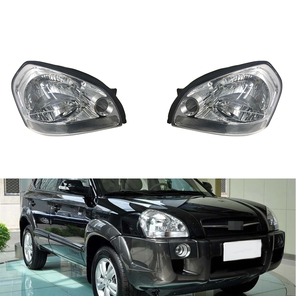 Головной светильник в сборе для Hyundai Tucson 2004 ~ 2009 фар автомобилей головной s Замена