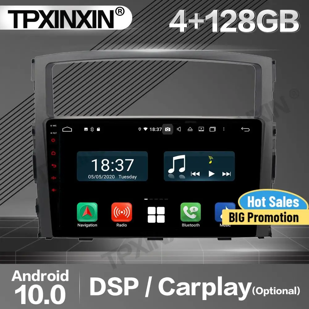 

Автомагнитола 2 Din для Mitsubishi Pajero 128-2006, 2012, 2013, 2014, 2015, 2016, 4 + G Carplay