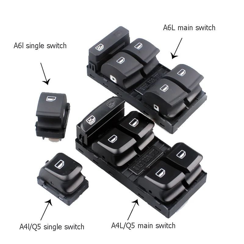 Модификация автомобиля электронные кнопки стеклоподъемника для Audi A4/Q5
