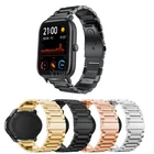 Ремешок 20 мм для Amazfit GTSGTS 2 Mini 2E, браслет из нержавеющей стали для Huami Amazfit BIP S LiteBip U Pro Zepp E Correa