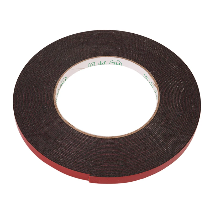 

10M Strong Permanent Double-Sided Adhesive Glue Tape Super Sticky With Red Liner Multifunctional Car Tape
