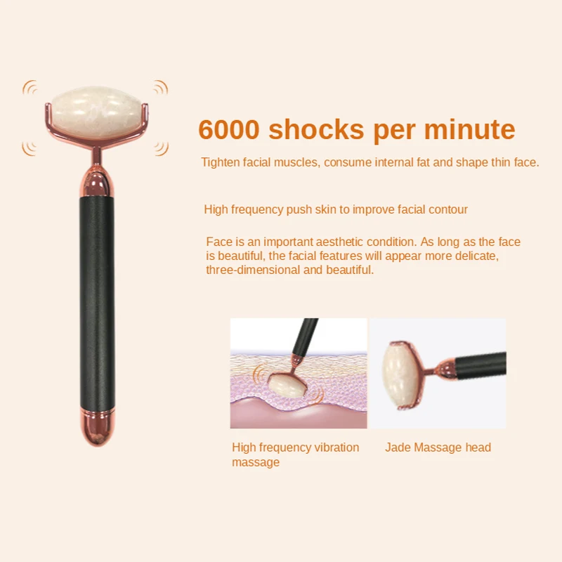 

24k Gold Massage Stick Face-lift Facial Massage Lifting Firming Eye Vibration Massager Fades Fine Lines Tool Hyperthermia Stick