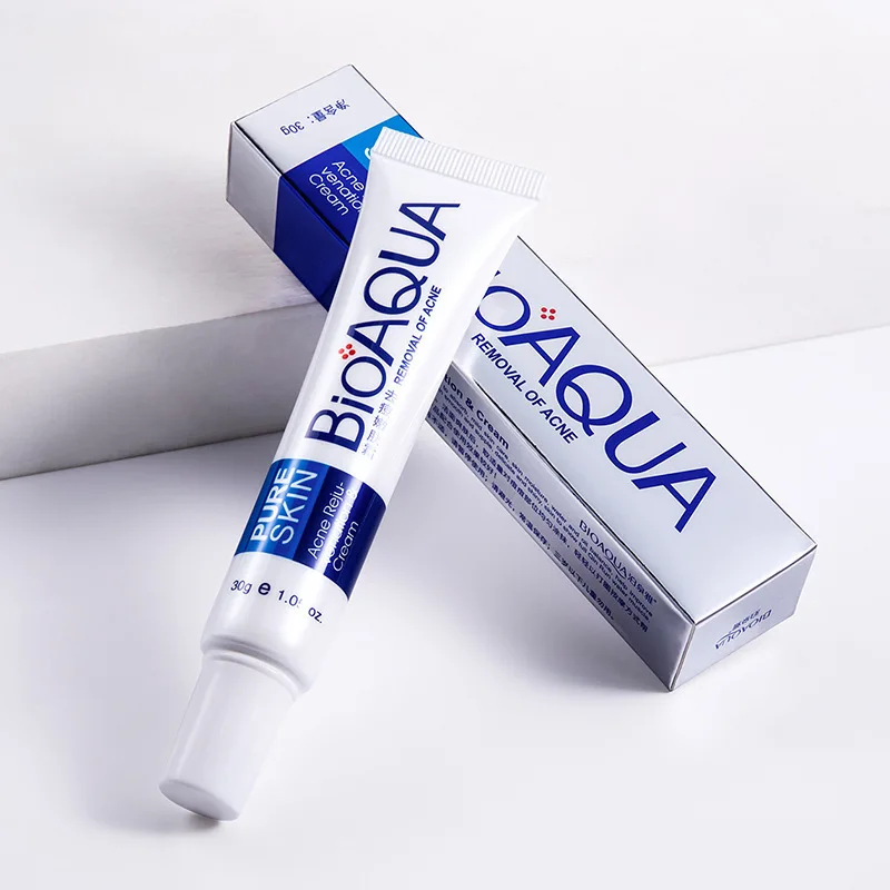 

BIOAQUA 30g Acne Cream Removing Acne Shrinking Pores Anti Wrinkle Oil Control Moisturizing Whitening Facial Skin Care