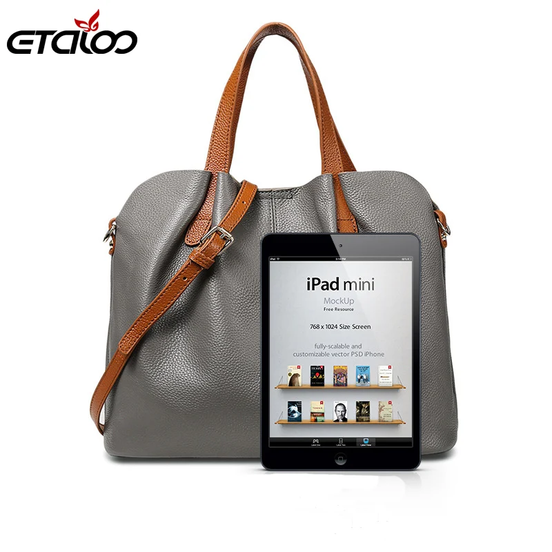 Женская сумка из натуральной кожи Высококачественная модная дамская Наплечная