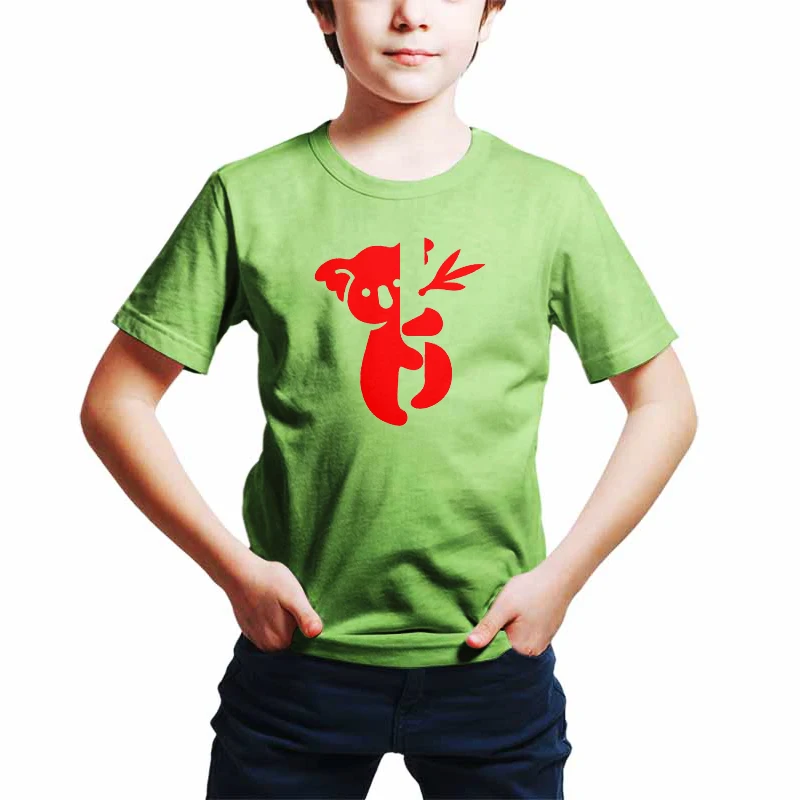 Boys/girls Kawaii Lovely panda t shirt create 100% cotton O Neck Pictures Crazy 2020 New Style Spring slim 16 | Мать и ребенок