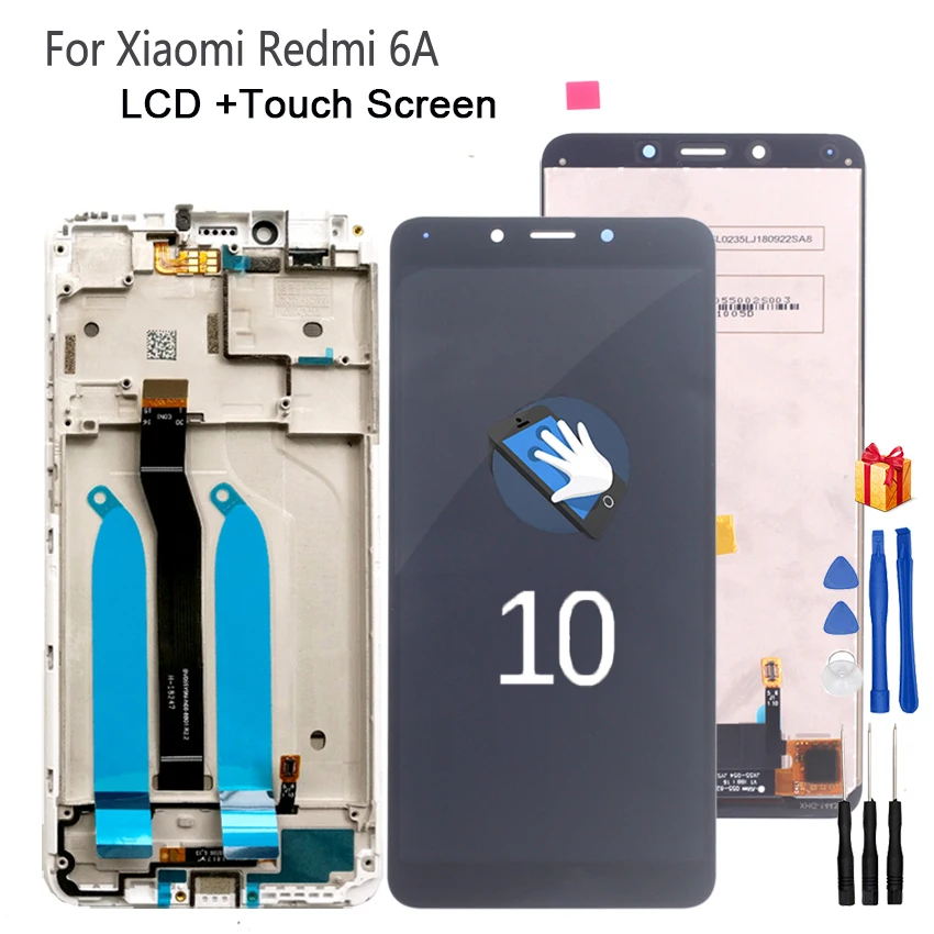 Оригинальный ЖК дисплей для Xiaomi Redmi 6A сенсорный экран дигитайзер запчасти