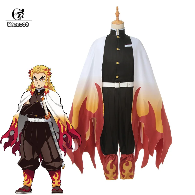 Костюм для косплея ролекос из аниме рассекающий демонов мужское кимоно на
