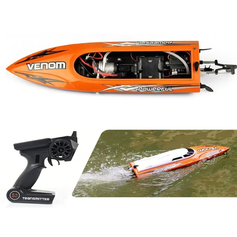 Высокоскоростная лодка 2 4G для взрослых или детей мальчиков девочек с