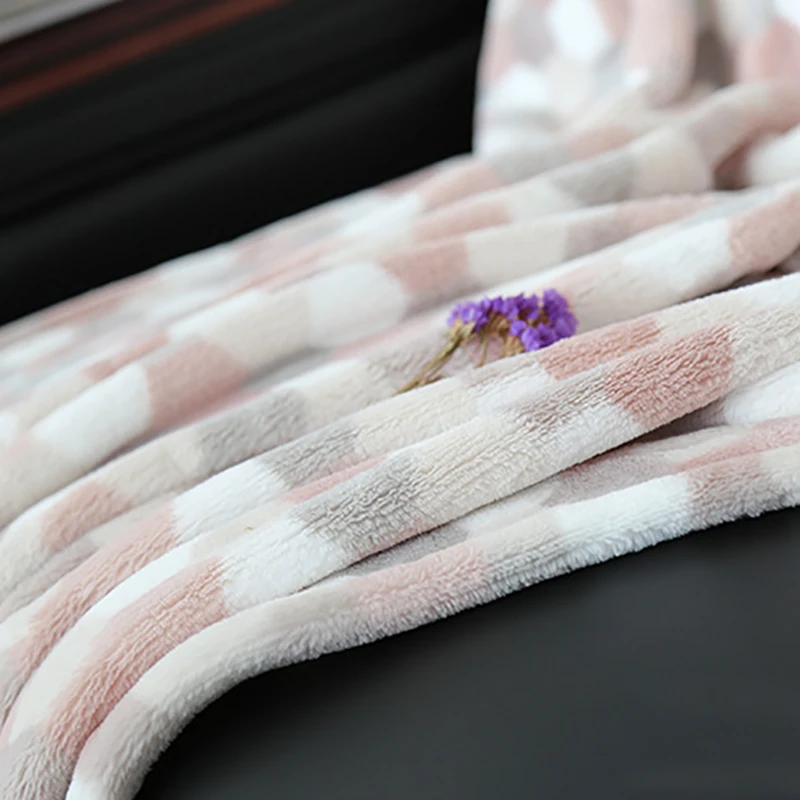 Одеяло Флисовое одеяло диван/кровать/самолёт дорожный плед Комплект постельного