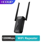 Wi-Fi ретранслятор EDUP, удлинитель 1200 МбитсМбитс, Беспроводное сетевое устройство с большим радиусом действия, поддержка режима AP, шифрование WPS