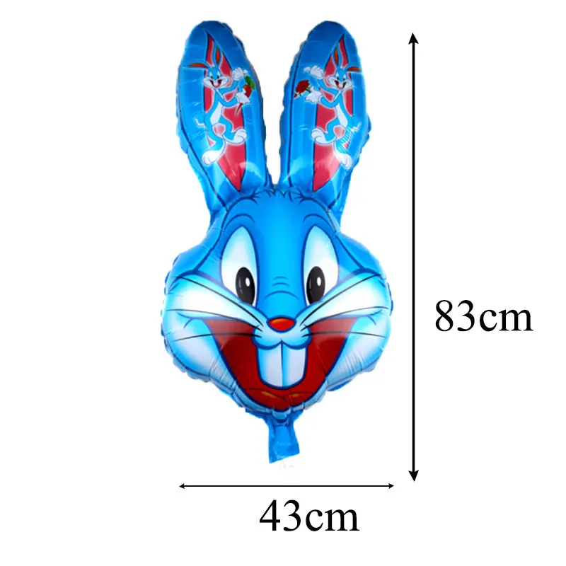 balloon1pc 8 шт./одноразовые бумажные десертные бумажные стаканчики с пасхальным Кроликом, вечерние принадлежности для торта, посуда для украшения детского дня рождения - Цвет: balloon1pc