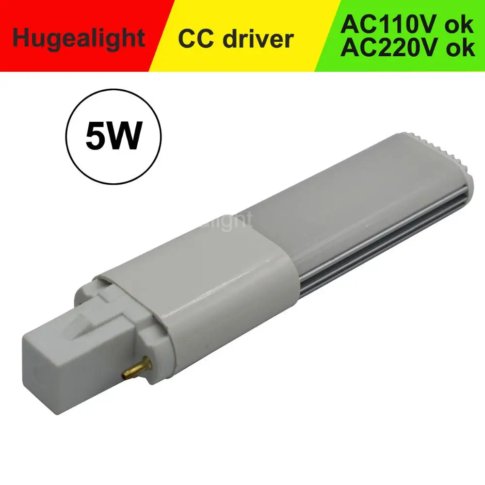 G23 светодиодный SMD2835 5 Вт 7 Вт 9 Вт 11 Вт 2pin энергосберегающий Ультра тонкий светодиодный светильник Super Birght украшение для дома Замена AC85-265V лампа