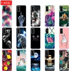 Чехол для HONOR 30 Premium, Мягкий силикон BMH-AN10, ТПУ, чехол для Huawei Honor 30 Pro +, HONOR 30 Pro Plus EBG-AN10, бампер с котами